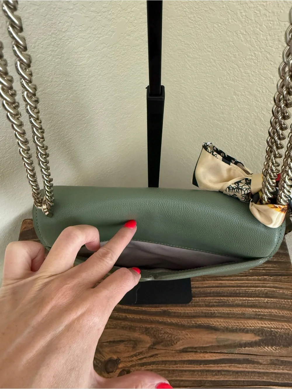 Kate Spade New York Locket Pebbled Leather Flap Shoulder Bag